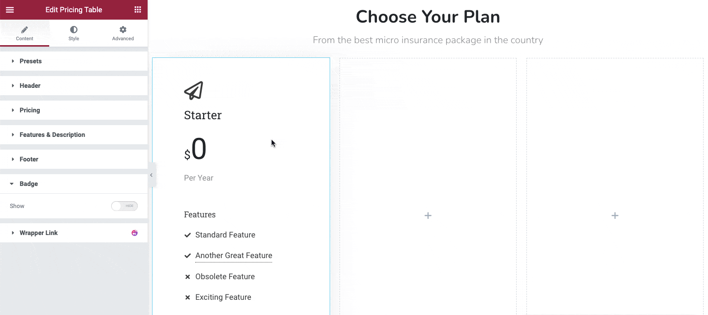 Create Pricing Table in Your Elementor Website Using Happy Addons 10 How to copy design section