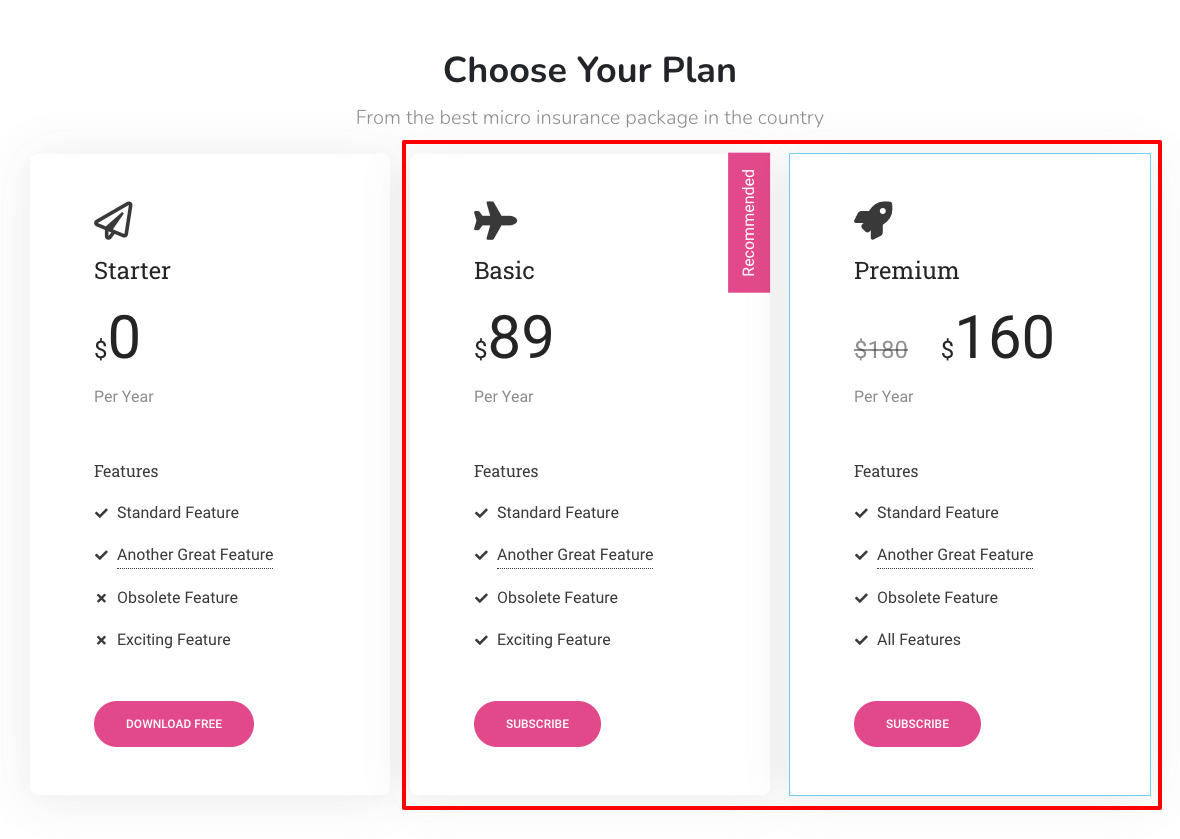 Create Pricing Table in Your Elementor Website Using Happy Addons 11 Add other pricing plan