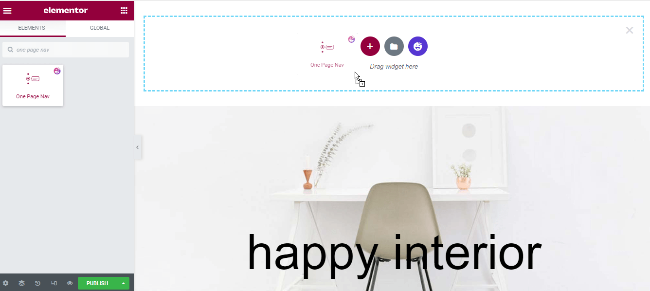 How to Create Elementor One Page Navigation Menu with Ease 4 Add Happy Addons One Page Nav Widget