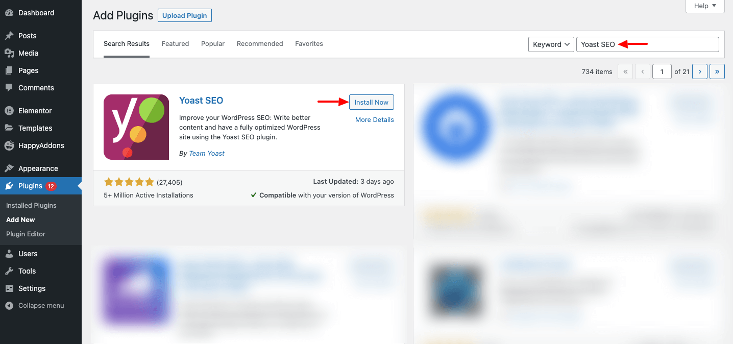 Why and How to Add Elementor Breadcrumbs to Improve Your Website Navigation 5 Add & Activate Yoast SEO Plugin