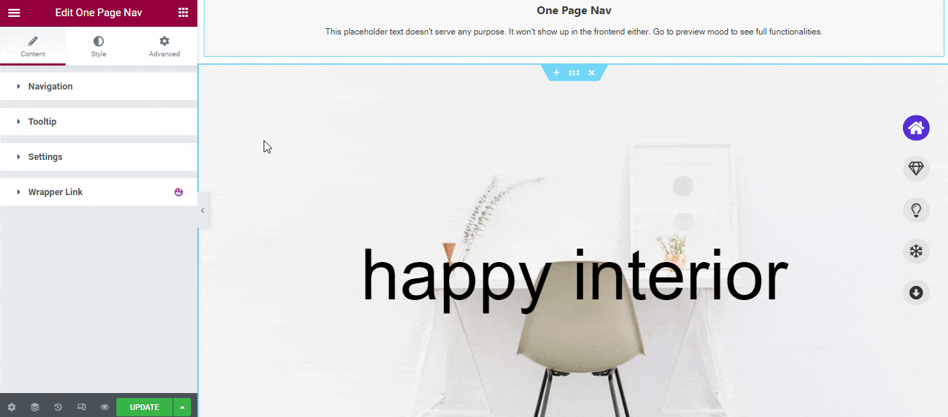 How to Create Elementor One Page Navigation Menu with Ease 11 Enable Scroll Wheel Option