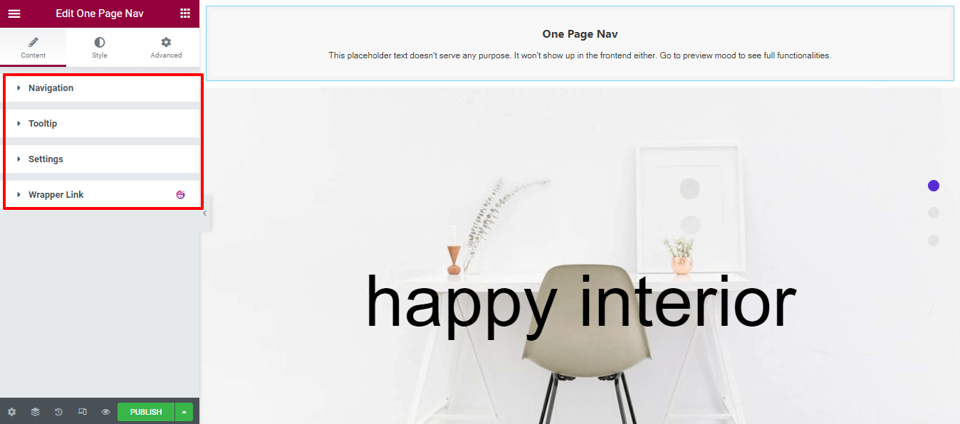 How to Create Elementor One Page Navigation Menu with Ease 5 On Page Navigation Content