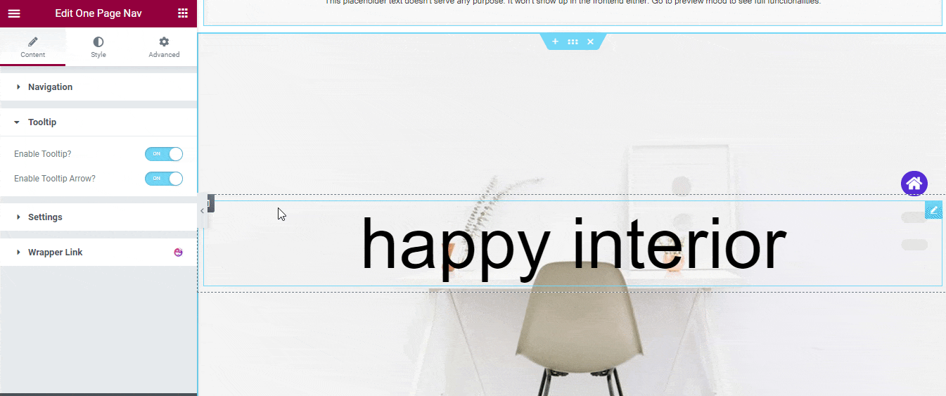 How to Create Elementor One Page Navigation Menu with Ease 10 Set Tooltip