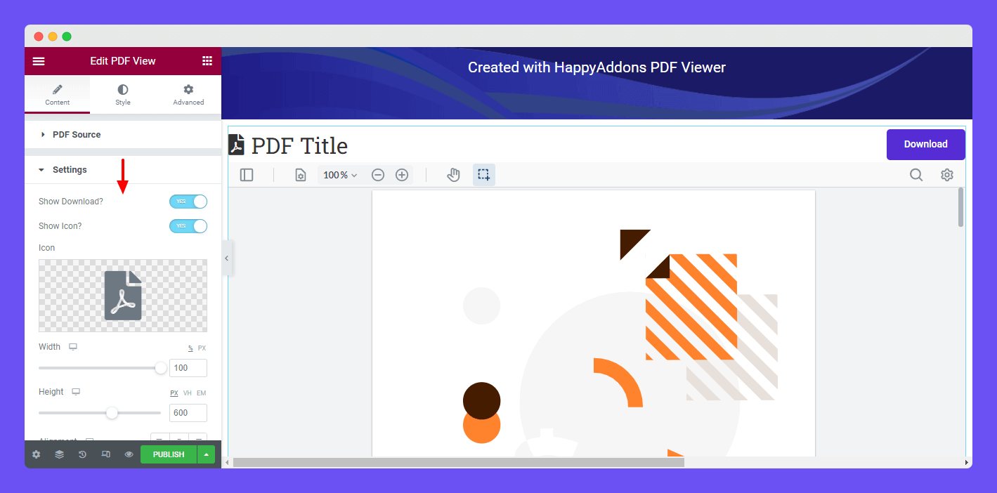 PDF View 4 Content PDF Viewer Settings