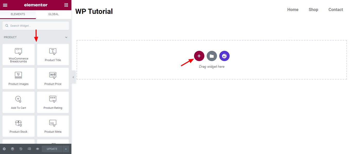 How To Edit WooCommerce Product Page Using Elementor 6 Open The Page To Elementor Editor Panel