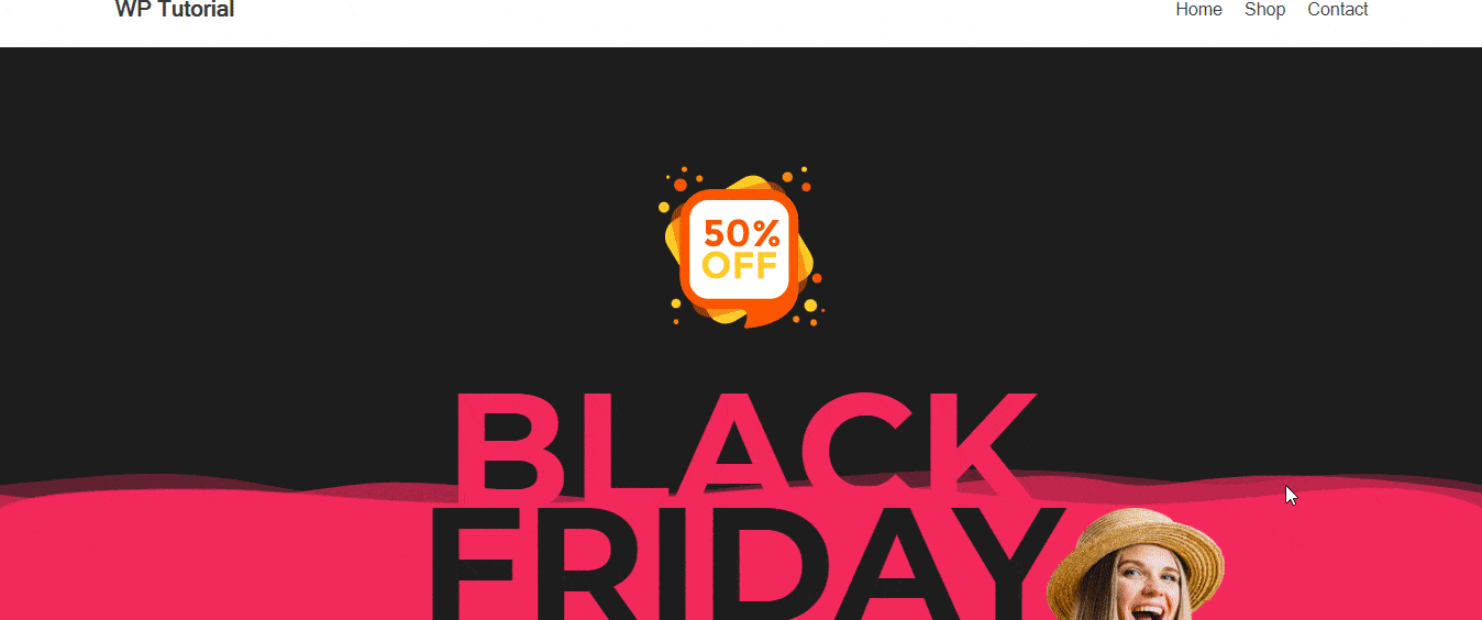 How to Design Black Friday and Cyber Monday Landing Pages on Your Website 13 Final Black Friday Landing Page Preview