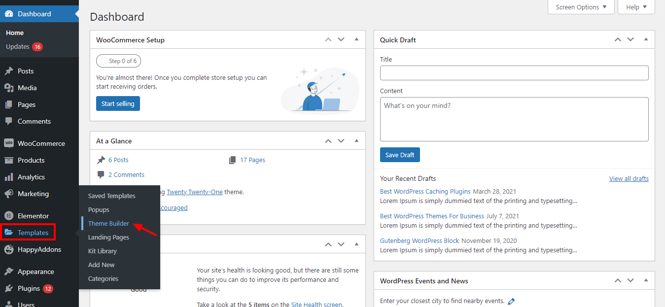 How To Edit WooCommerce Product Page Using Elementor 2 Go To Template Theme Builder