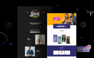 Black Friday and Cyber Monday are around the corner, and people are waiting for these festivals to grab the best product deals. That is why giving an attractive look to your website during this festive season is very necessary. But, creating a whole new landing page might be difficult in a short period of time. Don't worry. By using Happy Elementor Addons Black Friday and Cyber Monday Landing Page templates, you can easily develop a whole new landing page in a few minutes. In this today's blog, we are going to show how to boost your website design using HappyAddons templates during this festival season. Before that, we'll talk a bit about these two festivals and why they are important to online business communities. What are Black Friday and Cyber Monday? Black Friday is the immediate following of the famous Thanksgiving day. This is when people start shopping to celebrate the Christmas festival. Since the late 1980s, retail sales on this day have constantly been suppressing the past volumes. See the graph below. Source: Salecycle.com The first Monday following Thanksgiving day each year is called Cyber Monday. It was first introduced in 2005 by the USA National Retail Federation to encourage people to buy online. Though this festival originated in the USA, it is celebrated globally today. See the stats below. Source: Salecycle.com It indicates customers' buying behavior around this day is growing up over time. Many customers today keep a budget to buy products on these two days. So, why won’t you prepare a Cyber Monday landing page if you have an online store? Importance of Designing Landing Pages for Black Friday and Cyber Monday Festival Having a well-design website is one of the major checklists if you are running an online business. Most importantly, you have to make sure that your website remains up-to-date to boost your sales. That is why you need to redesign your website or make a new landing page during the Black Friday and Cyber Monday festivals. Because most online product & service-based businesses promote special deals during these two festivals. Here are some remarkable ways dedicated landing pages during these festivals can positively impact the performance of your online business. Boosts your product salesIncreases conversion rateOpportunity to collect potential email leadsGrabs users' attention toward your siteReduces bounce rateIncreases website visitors. Elementor Black Friday New Seasonal Kit is Already Here! Source: Elementor To make this Black Friday more enjoyable, Elementor has launched a New Seasonal Kit that includes landing pages, sections, pop-ups, and vector assets. All these design elements are made by the Elementor team so that one can easily use them on their website to ensure more sales and conversions. New Elementor Black Friday Seasonal Kit offers: 3 Landing pages6 Sections 6 Popups A collection of stickers & animations You can only get these ready-made Black Friday landing pages and sections if you have Installed Elementor Pro on your site. However, if you are looking for templates that are outside of the box, you can go with Happy Addons, the fastest Elementor Addons on the market. It's very easy to use, flexible and has tons of advanced features and widgets that can ease your website design journey. Also, you'll get several festival landing page templates & blocks. Moreover, you can use free Black Friday and Cyber Monday design blocks and templates to decorate your site. Most importantly, these templates and blocks are easy to customize and can be used for multiple purposes. Now let's see how you can use the Happy Addons templates to design your website according to the Black Friday theme. Pre-Requisites to Use HappyAddons Templates to Design Black Friday and Cyber Monday Landing Pages You must have the following plugins installed on your site to get access to the HappyAddons Template library. Make sure you’ve installed and activated the Happy Addons Free & Premium version of your website. Elementor&nbsp;(Free)Happy Addons&nbsp;(Free)Happy Addons Pro If you are new to Elementor, check this Step By Step Guide For Beginners. If you want to explore the readymade templates of HappyAddons before installing these plugins, you may visit by clicking on the button below. Check out Happy Addons Templates How to Design Black Friday Landing Page on Your Website Once you have the plugins (mentioned above) installed, your website is ready to follow the tutorial guide explained in this section. Get ready now! Step 1: Open a New Page with Elementor Create a new page or open the existing page with Elementor. Next, you have to select the Elementor Canvas option.Unless you select Elementor Canvas, you may watch the header, footer, and unnecessary other texts on the page. These might be irritating to you.Once you open the page with Elementor Canvas, your page will be completely clean. Watch the video below on how to do it. Step 02: Go to HappyAddons Library Click on the HappyAddons Library Icon. It will open up a modal popup. Here you'll find numerous stunning premade Blocks and Pages created by the Happy Addons team. Kindly explore them to create a list of your favorite items. Step 03: Import a HappyAddons Black Friday Template Go to the Page tab on the modal popup.Select Black Friday from the left-side filter option.You will several good-looking templates on your screen.Take your cursor on the one you like and hit on the INSERT button. Wait for a while to finish the installation process. You will get the template on your screen with editable sections and options. Step 04: Set the Black Friday Campaign Deadline A deadline creates a sense of urgency in customers' minds. So, better if you add a deadline section on the page to show your Black Friday deals. The good thing is that if you select the template as we did, you will automatically get a deadline or countdown option. You have to customize it as you want. Step 05: Show Image Carousel Slider on Your Black Friday Landing Page Using the Image Carousel, you can slide show demonstrating discounts on your product categories. Drag and drop the Image Carousel widget on any landing page section. Next, from the Elementor panel, you can add photos and text to the widget. Do it accordingly. Thus, you can add more sections and options on the landing page. Hope you can do it yourself. Step 06: Make the Black Friday Landing Page Mobile Responsive Making a web page mobile responsive with Elementor is super easy. You'll get the mobile responsive option on the Elementor footer section. Clicking on it will open up the option to view your landing page on different device screens. We have explained the process in the video below. Note: Don't delete any widget or section while customizing your landing page for any particular device. Because if you delete a widget or section on any device screen, it will also be applied on other devices. However, you may change their position or alignment or hide them. It won't make any impact on other devices. Step 07: Final Preview of Our Landing Page Here is the final interface of our Elementor Black Friday landing page that we've designed using the Happy Addons' ready-made Template. Get Happy Addons to Add a Black Friday Theme Landing Page on Your Website How to Design Cyber Monday Landing Page on Your Website You will require the same prerequisites (Elementor and HappyAddons Plugins) to design the Cyber Monday landing page on your website. Hope you have them ready on your website. Now, let's get into the tutorial part. Step 01: Import a Cyber Monday Readymade Landing Page Template Go to the HappyAddons Template library.Choose the Cyber Monday template you like.Click on the INSERT button. Wait for a while to finish the installation process. You'll get a page design like the following image below. Step 02: Edit Different Sections of the Page In the first tutorial, you saw the deadline/countdown option was already embedded in the template. But this template doesn't have it. So, you can bring it to your page? Very simple. Create a new section by clicking on the plus icon.Type Countdown on the Elementor search bar.Drag and drop the widget on the section. Customize the Countdown section from the Content and Style tabs of the Elementor panel. Using the Heading widget, we have added the FLASH DEALS text next to the countdown to make it more meaningful. Thus, you can use other exciting widgets on the template to make your landing page super gorgeous. Step 03: Promote Products on the Landing Page Promotional landing pages usually include a section to showcase some hot-selling products to generate instant sales. Using the Image and Button widgets, we have created this section under the FLASH DEALS.You may customize it more as you wish. Step 04: Make it Mobile Responsive We already showed you the process in the first tutorial on making a mobile web landing page responsive. Hope you can do it here as well, following the same guideline. Click on the Responsive Mode icon and do the rest yourself. Bonus: Black Friday and Cyber Monday Landing Page Design Key Considerations Whenever you design a landing page, you need to consider why you need to design this page and what elements they should keep on the page. Because if you are not adding all the necessary features to your page, it will not serve its purpose. This is why you need to focus on a few things before designing your Black Friday landing page. Here are some points you must consider in designing Black Friday and Cyber Monday landing pages. Add Black Friday textSet deals deadlineShow your best-discounted productsAdd coupon code Focus on responsive page designMake your page visually appealingImprove your page user experience or page structureSet a proper website navigation FAQ on Black Friday and Cyber Monday Landing Page Design Now, we'll answer some common questions on Black Friday and Cyber Monday Landing page designs commonly found online. How much does it cost to design a landing page?The cost of designing a landing page varies depending on the complexity of the design, the level of customization required, and whom to hire for the page. A simple landing page can be designed for as little as $25, while a more complex design with multiple customizations can cost upwards of $2,00.However, if you have Elementor and HappyAddons installed, you can design unlimited landing pages at a minimal cost. But like any other tool, you must have a kind of enterprise on them. As they are drag-and-drop builders and their numerous tutorials and documentation are available, they won't take you more than a month to be used to. Check out some wonderful YouTube tutorials on these two plugins. Hope you will enjoy them.How many hours does it take to design a landing page?It mainly depends on the level of design complexity and your web design skill. However, both in Elementor and HappyAddons, you will get countless readymade templates and block sections. You can design a beautiful landing page in 3-5 hours by making a proper combination of them.Can I design Black Friday and Cyber Monday Landing pages with Elementor and HappyAddons free versions?Surely, you can design Black Friday and Cyber Monday Landing pages with Elementor and HappyAddons free versions. But only with the pro versions, you can't add too many exciting features to your pages. For example, free versions will give you access to only a limited number of readymade templates.If you are just a beginner-level designer, free versions are enough. But if you are a professional designer or have a web designing agency, pro versions are a must. Are You Ready To Design Your Black Friday and Cyber Monday Landing Page? Customers look forward to this kind of occasion to buy their favorite products at a minimum price. Naturally, they are drawn to websites that look good and give a festive vibe. That is why adding a Black Friday and Cyber Monday landing page during the festival season will give you an extra edge over the competitors. The above guide shows how to design your Elementor Black Friday Landing page using the Happy Addons' Black Friday Templates and how it can help boost your holiday sales. So if you have any queries regarding this blog, you can comment on us in the below box. If you like this post, then share it on your social channel. Don't forget to subscribe to our newsletter. Also, follow our Facebook and Twitter channels for regular updates. Subscribe to our newsletter Get latest news & updates on Elementor [yikes-mailchimp form="1"] ":36560} /--