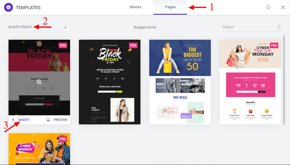 How to Design Black Friday and Cyber Monday Landing Pages on Your Website 8 Install Suitable Black Friday Landing Page