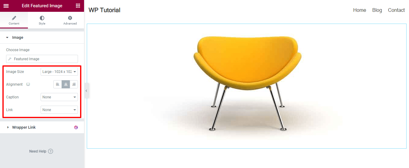 How To Create Custom Elementor Blog Post Template 4 Content of Feature Image