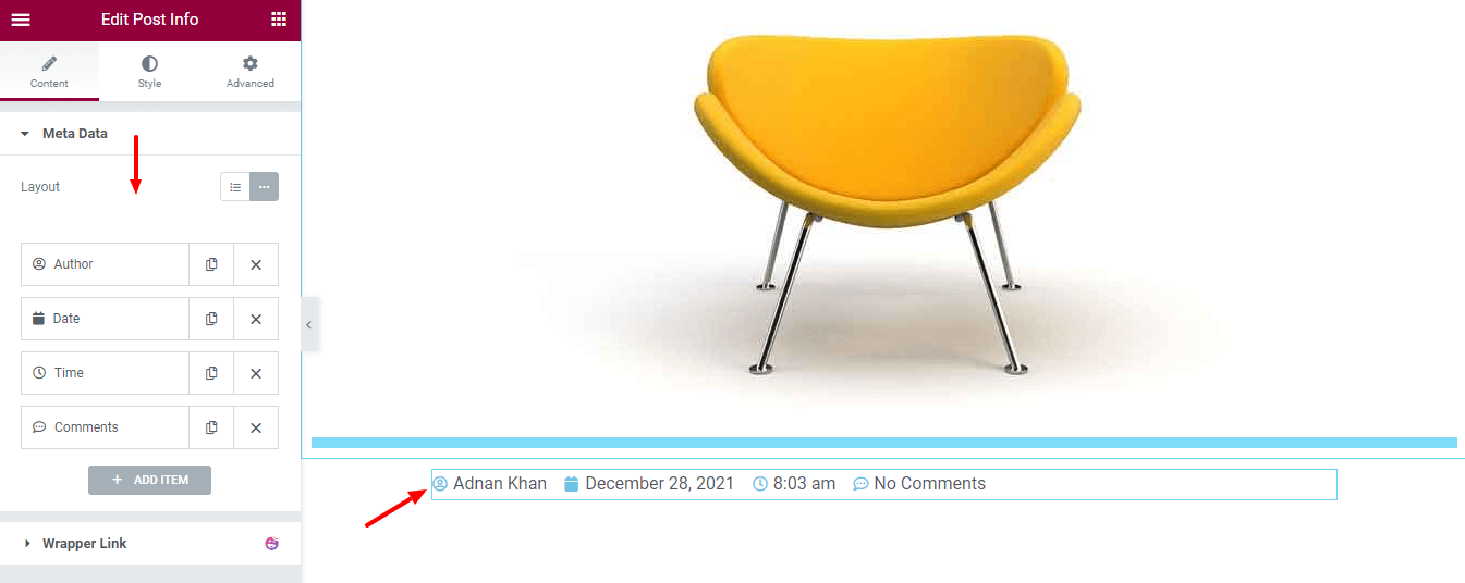 How To Create Custom Elementor Blog Post Template 8 Content Post Info Widget