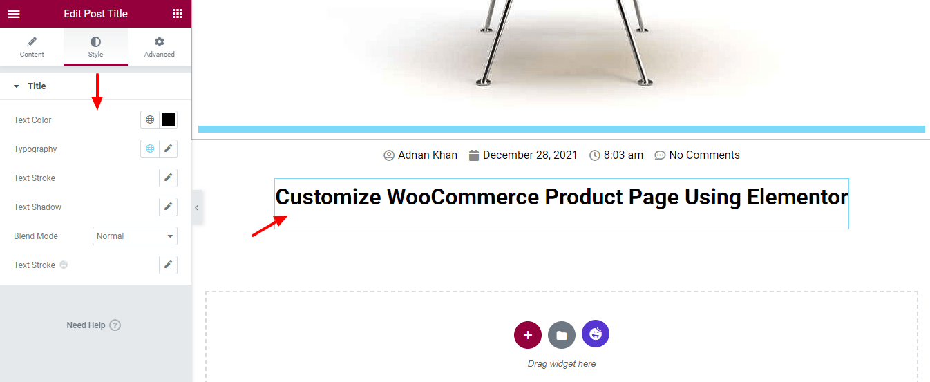 How To Create Custom Elementor Blog Post Template 12 Style Post Title