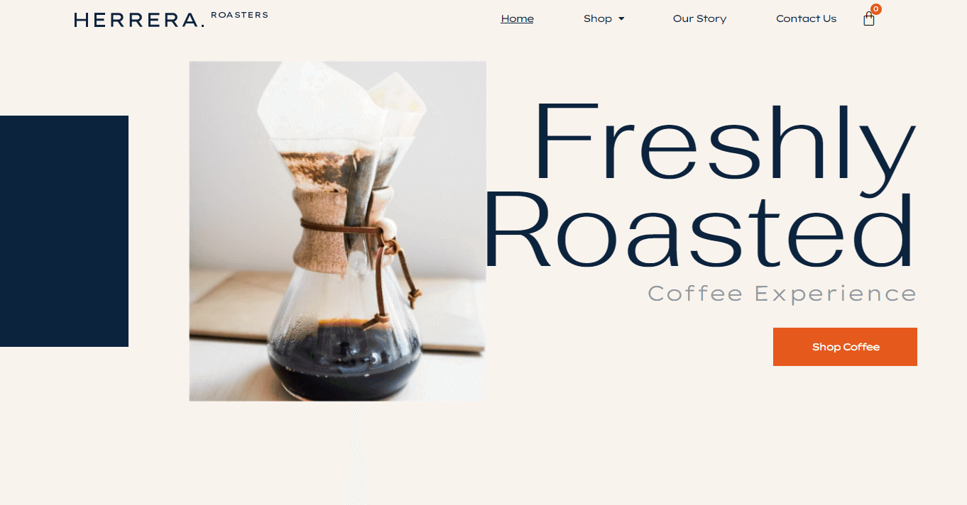 Best Elementor Landing Page Templates You Should Utilize 3 Online Coffee Shop (E-commerce Landing Page Templates)