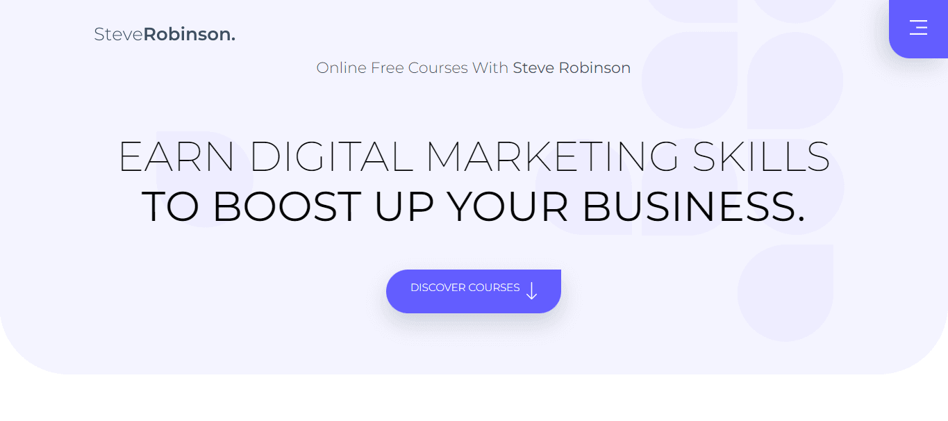 Best Elementor Landing Page Templates You Should Utilize 2 Online Marketing Courses (Technology Landing Page Templates)