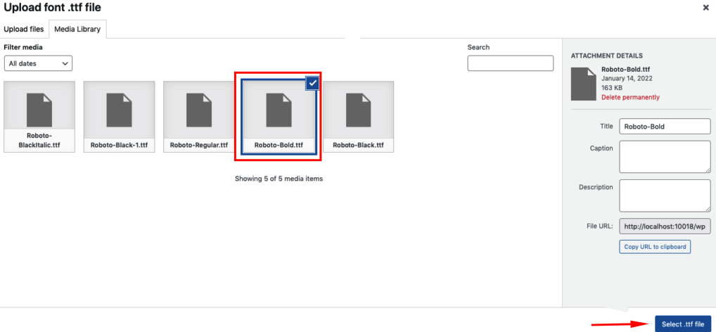 How To Add Custom Fonts To Elementor Free and Pro 18 Upload font