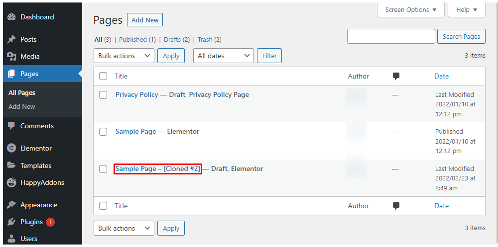 How to Duplicate a Page in WordPress- With And Without Elementor 16 Rename the New Page