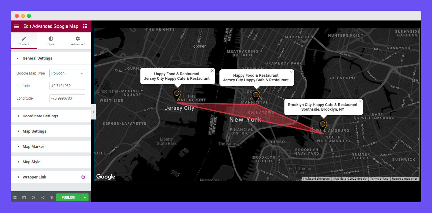 Advanced Google Map 10 Google Map Polygon