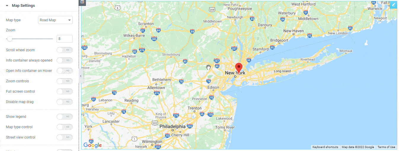 Advanced Google Map 14 Enable Scroll wheel zoom