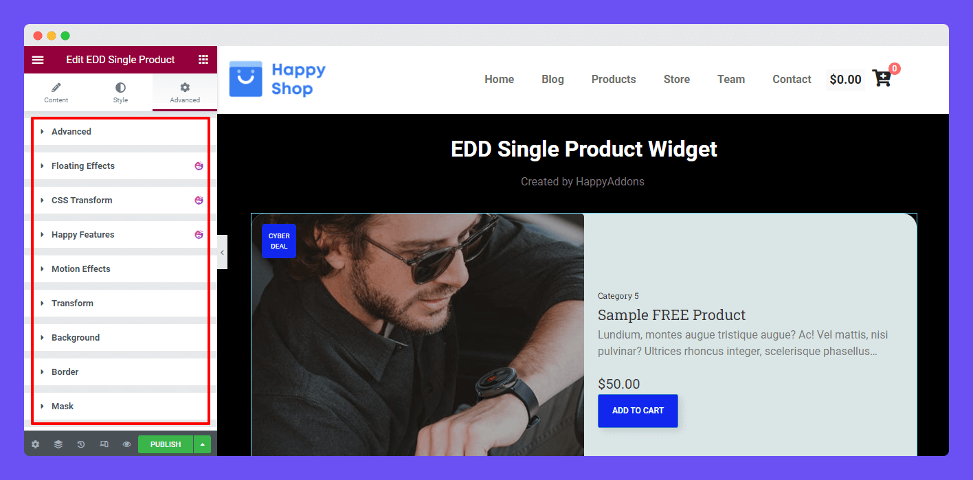 EDD Single Product 14 Advanced Settings