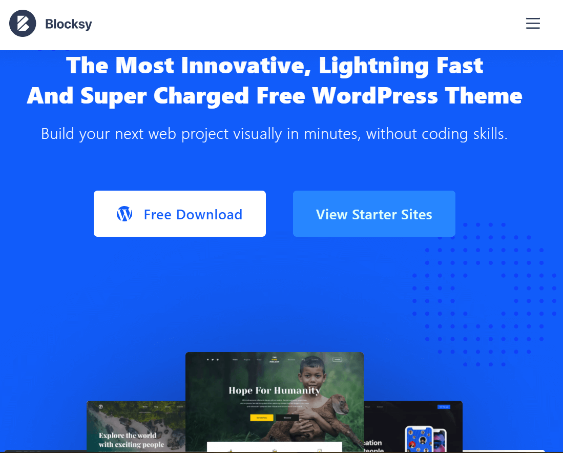 10 Best WordPress Themes for Personal Websites (Free Themes) 4 Blocksy WordPress Theme