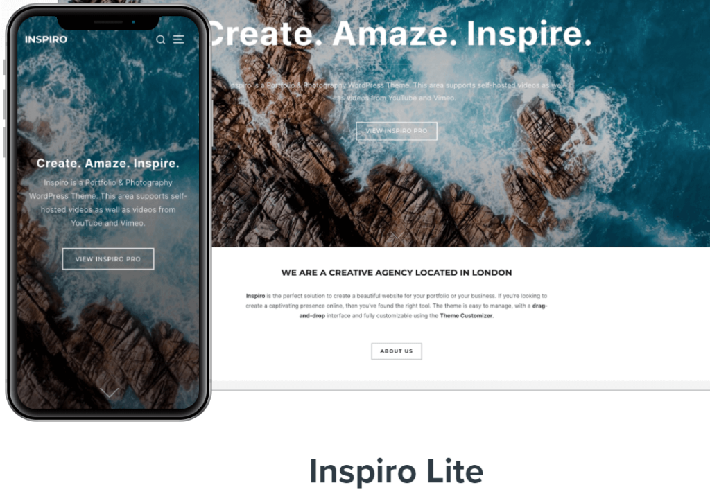 10 Best WordPress Themes for Personal Websites (Free Themes) 12 Inspiro WordPress Theme