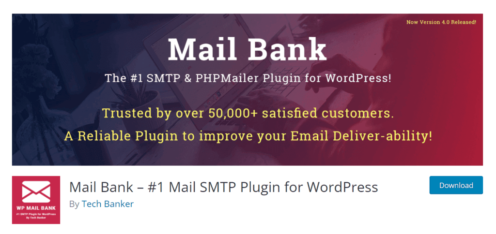 9+ Best WordPress SMTP Plugins to Improve Email Deliverability 8 Mail Bank SMTP Plugin
