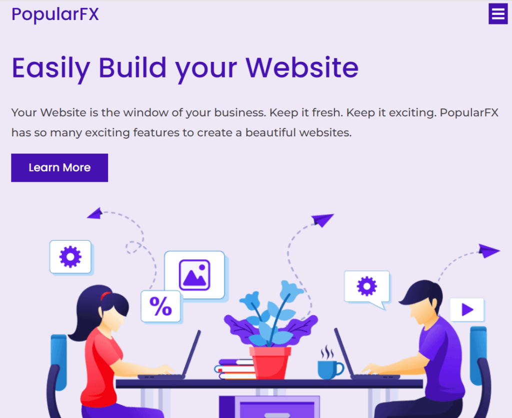 10 Best WordPress Themes for Personal Websites (Free Themes) 11 PopularFX WordPress Theme