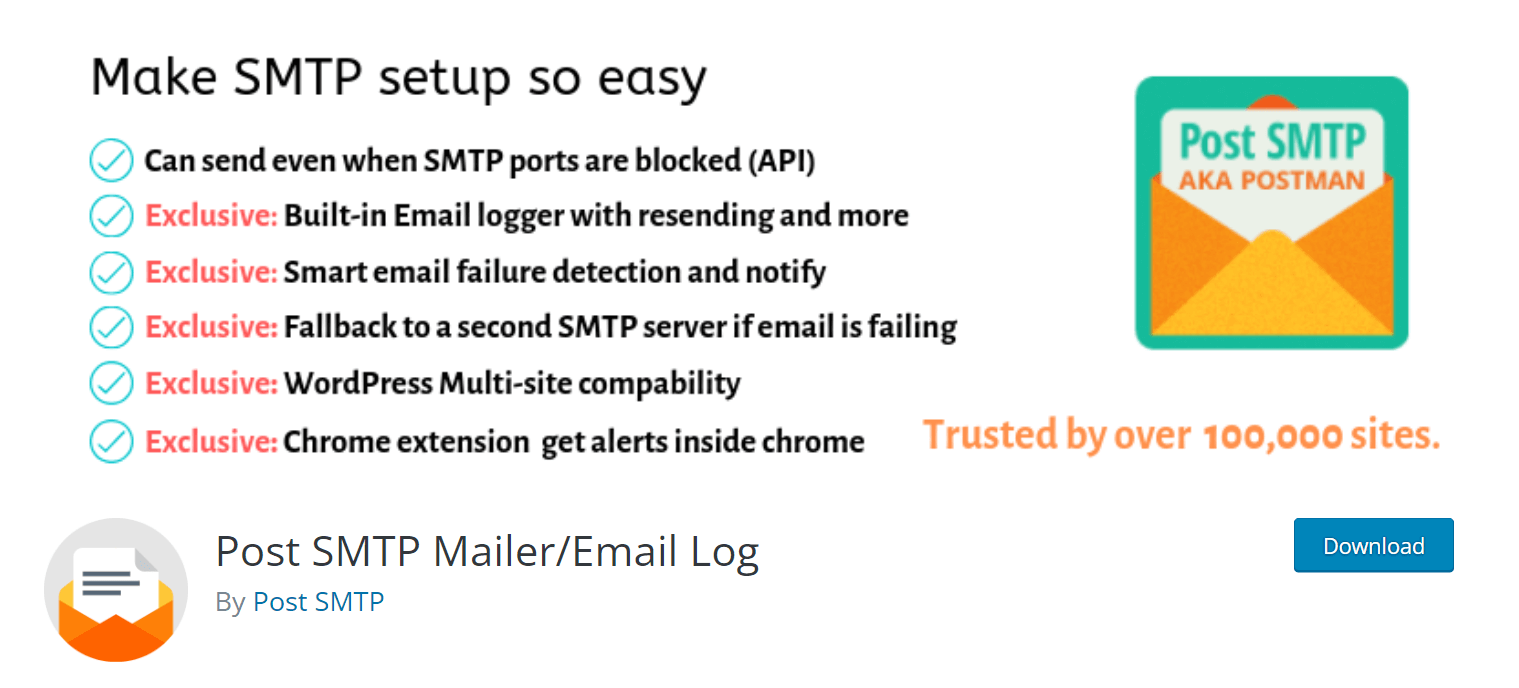9+ Best WordPress SMTP Plugins to Improve Email Deliverability 5 Post SMTP Mailer