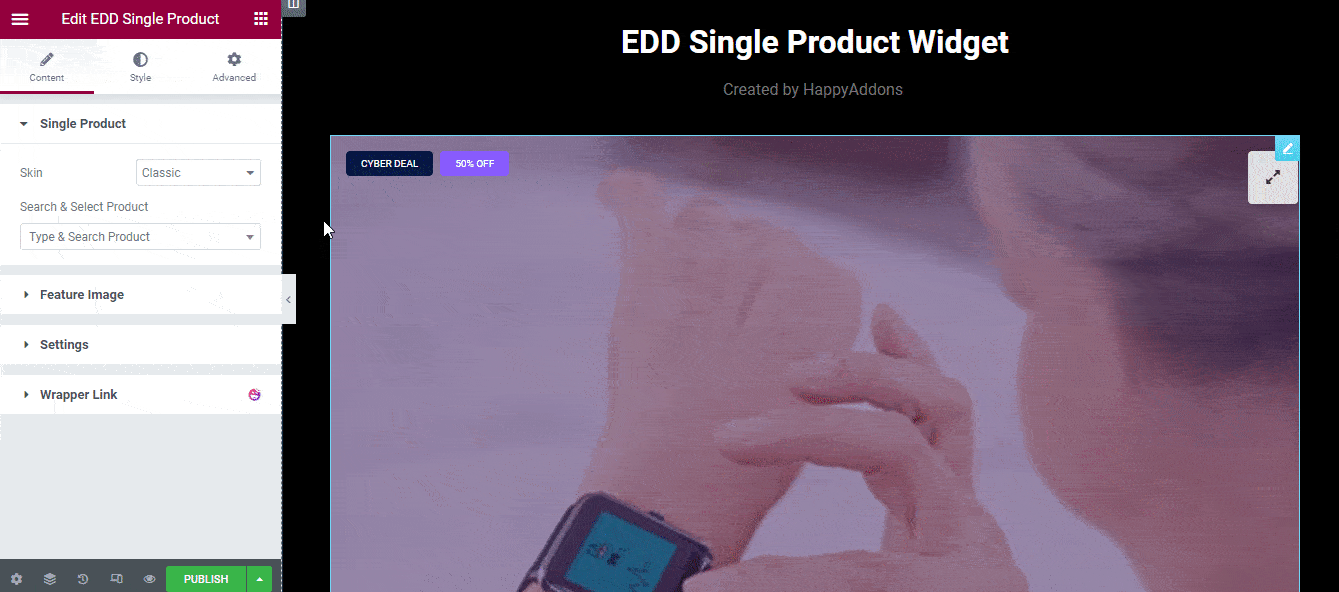 EDD Single Product 3 Single Product Skin