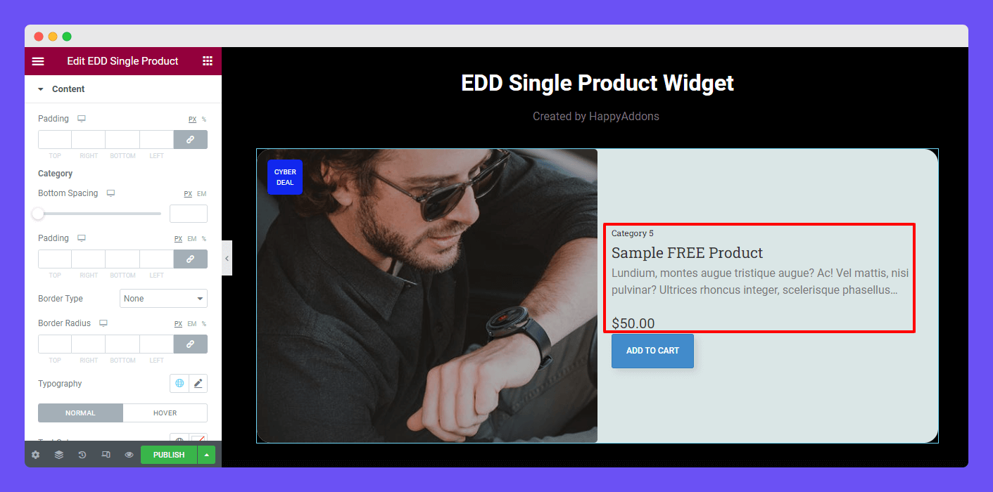 EDD Single Product 11 Style Content