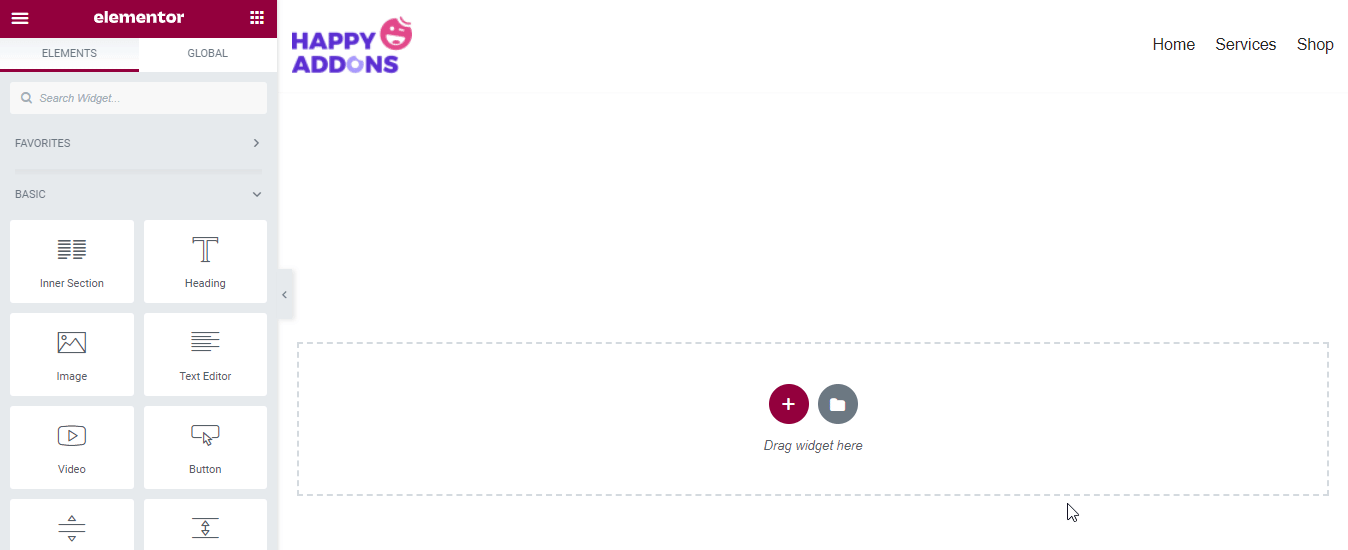 How to Edit Footer in Elementor and Create it 1 Add New Section