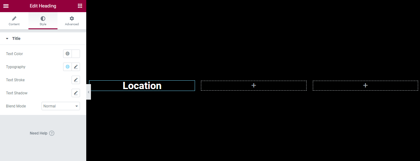How to Edit Footer in Elementor and Create it 5 Customize Heading Style