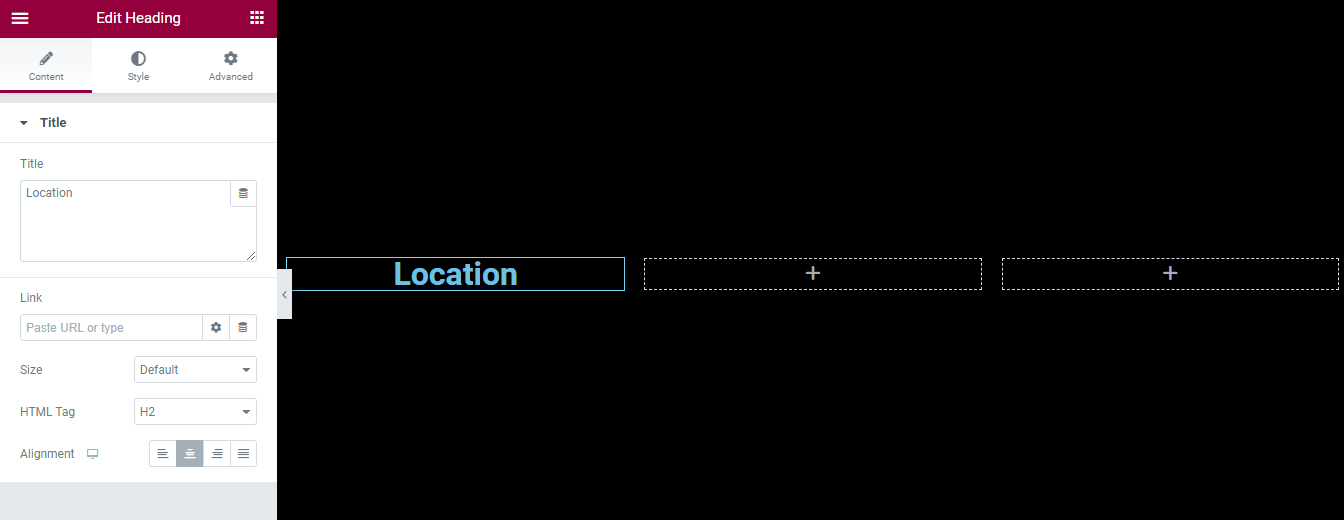 How to Edit Footer in Elementor and Create it 4 Manage Heading Content