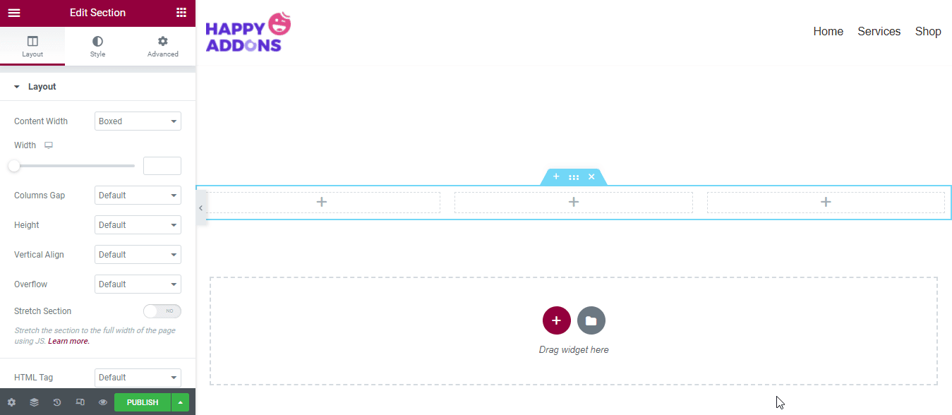 How to Edit Footer in Elementor and Create it 2 Manage Section