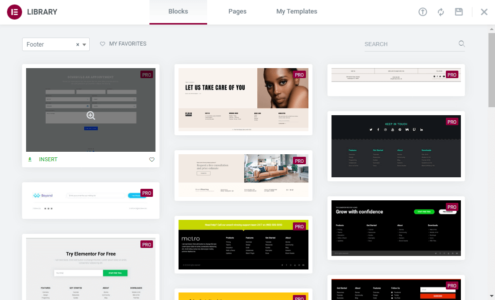 How to Edit Footer in Elementor and Create it 15 Select Footer Block