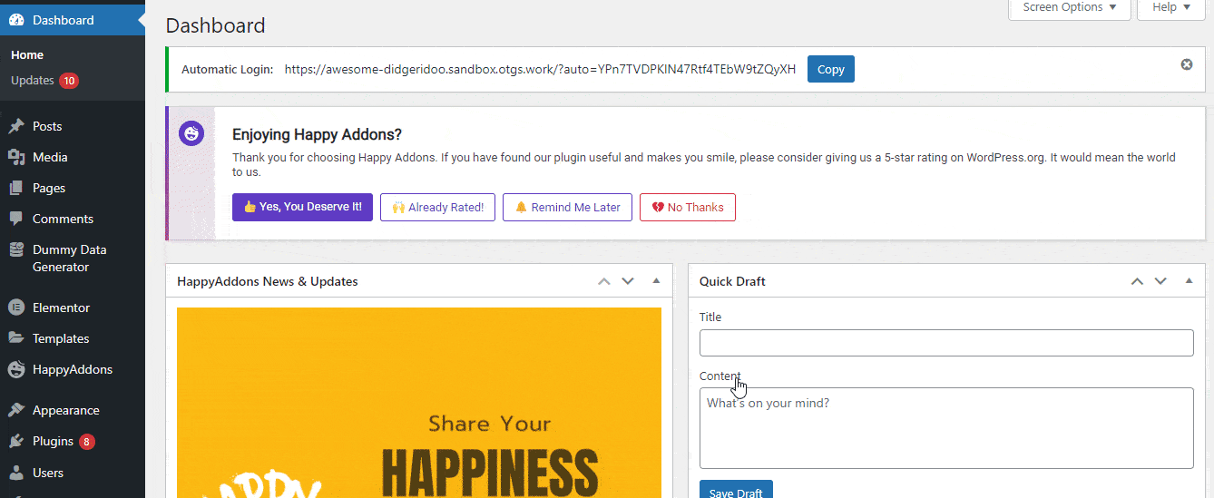 WPML Support for HappyAddons Free & Pro 8 Manage WPML Settings