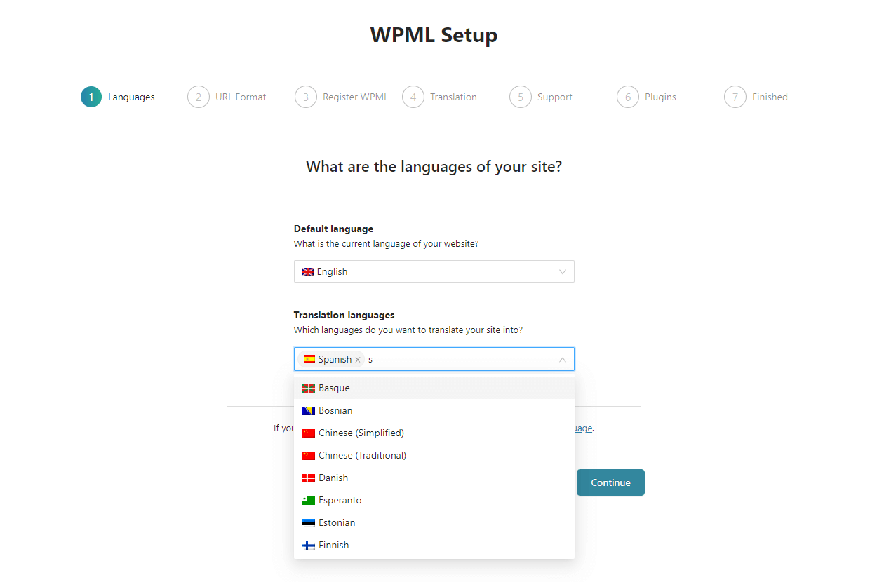 WPML Support for HappyAddons Free & Pro 2 Select Language