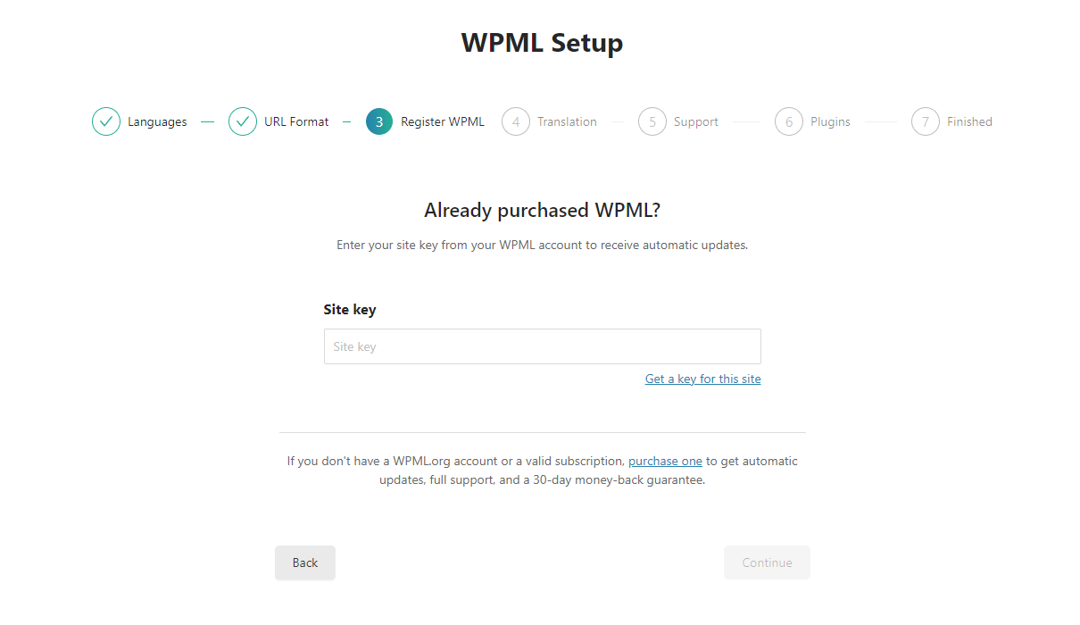 WPML Support for HappyAddons Free & Pro 3 Register WPML