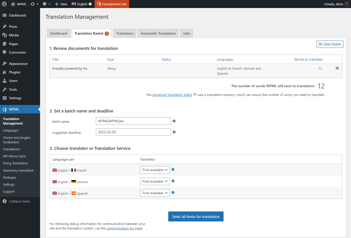 WPML Support for HappyAddons Free & Pro 17 Manage Translation Management