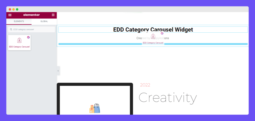 EDD Category Carousel 1 Add EDD Category Carousel Widget