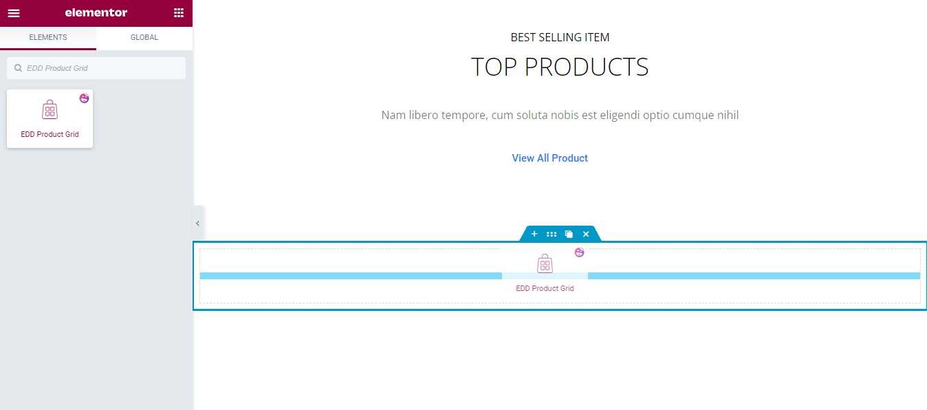Happy Addons’ Easy Digital Downloads Product Grid Widget: An Easy Way To Decorate Digital Products 2 Add EDD Product Grid Widget