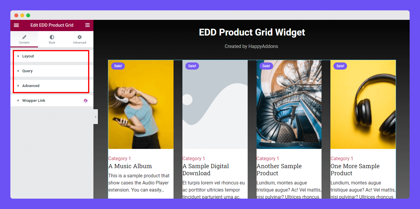 EDD Product Grid 2 Content of EDD Product Grid Widget