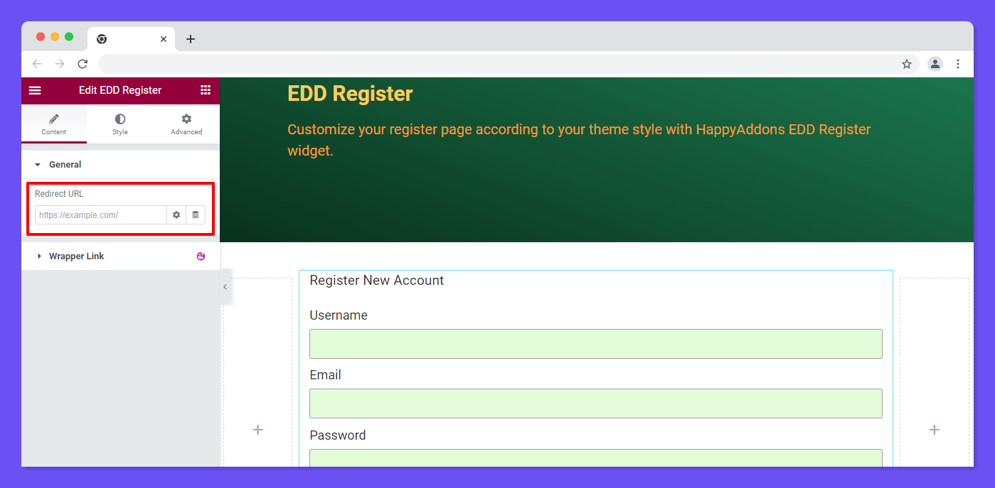 EDD Register 1 Content of EDD Register