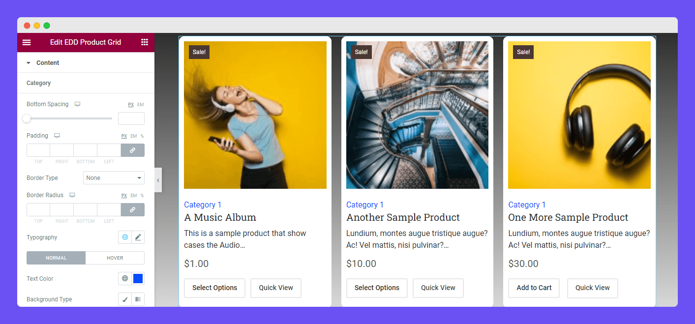 EDD Product Grid 13 Style Content