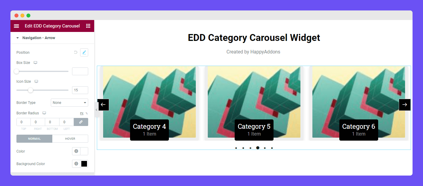 EDD Category Carousel 11 Style Navigation Arrow