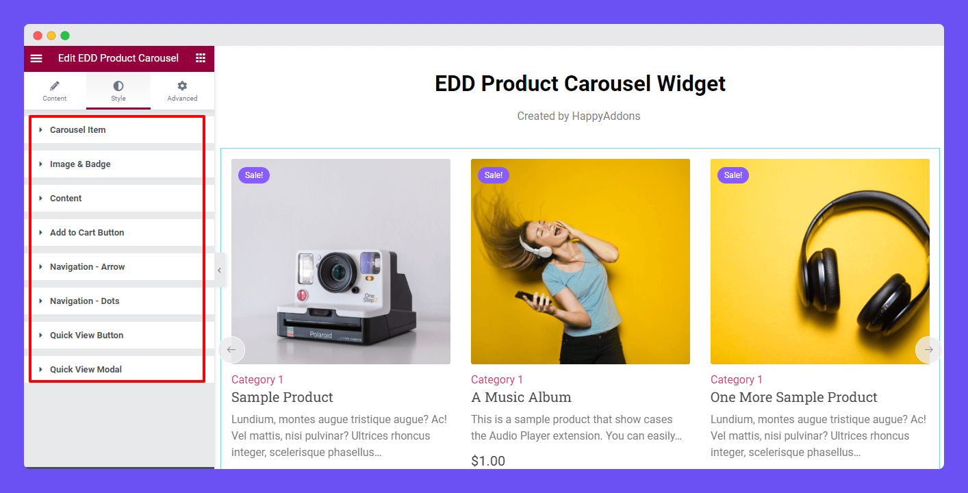 EDD Product Carousel 8 Style Of EDD Product Carousel