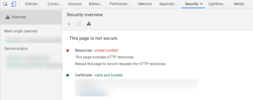 How to Fix Mixed Content Issues in WordPress 5 Go to Chrome DevTools Security Tab