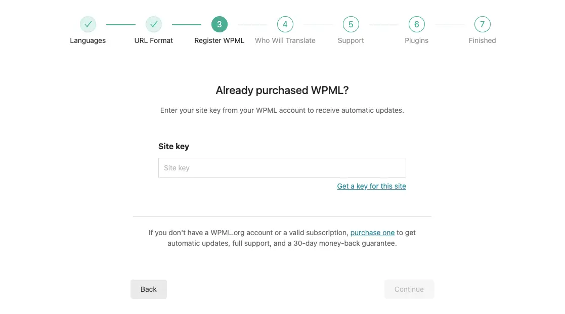 WPML Support for HappyAddons Free & Pro 3 Register WPML plugin