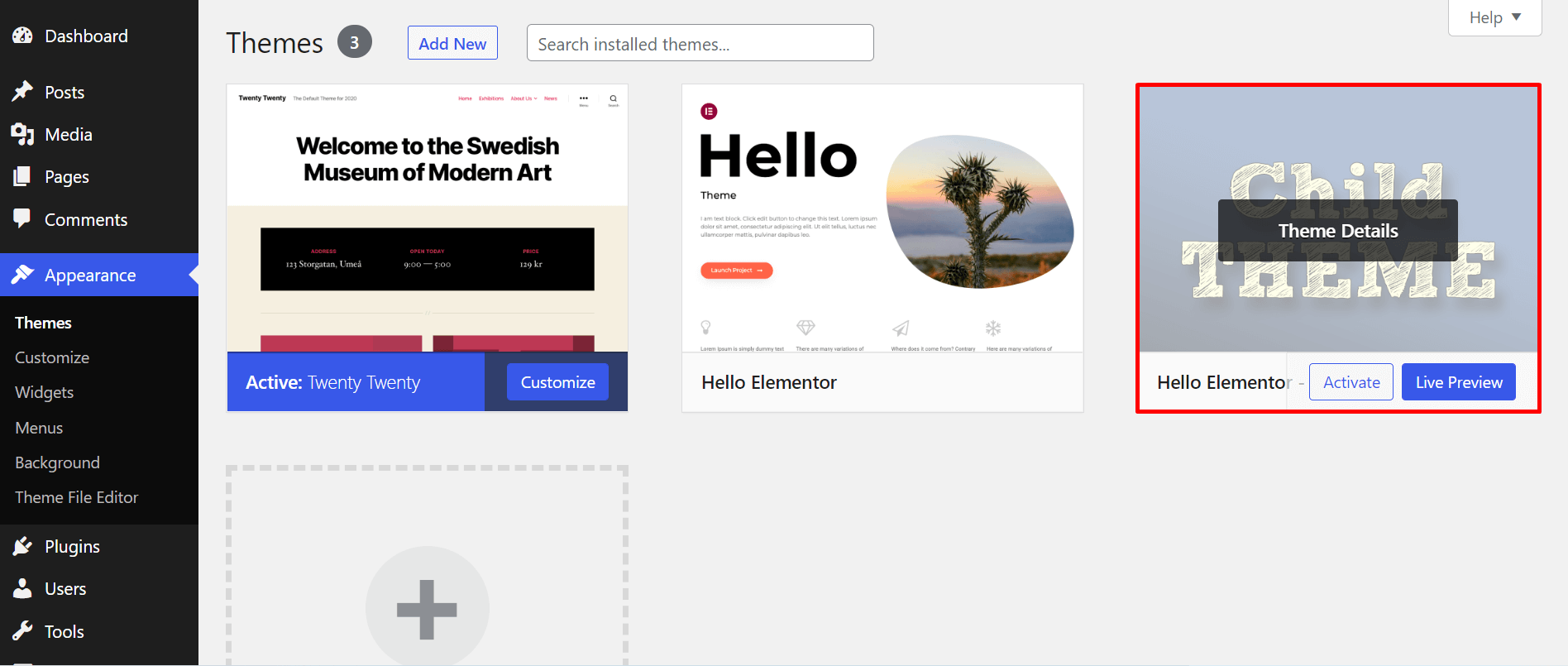 How to Create WordPress Child Theme With and Without Plugin 13 Activate child theme by Child Theme Wizard