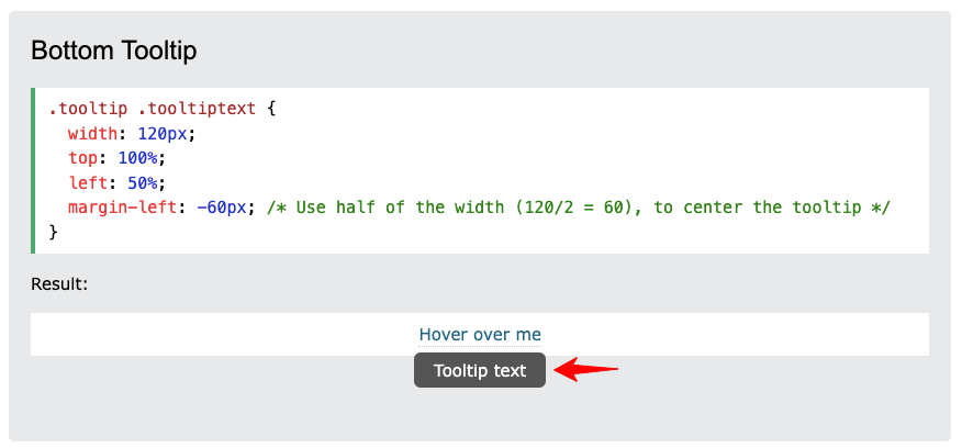 A Complete Guide On How To Add Tooltip In Elementor Website 13 Change the position of your tooltip at the bottom